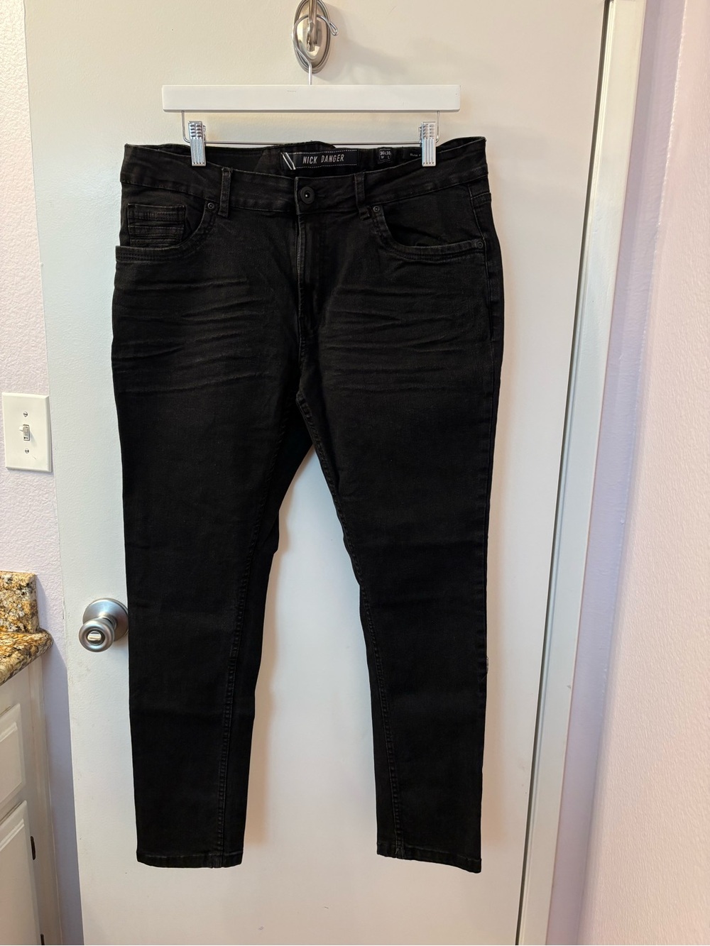 Nick Danger Black Men's Slim Jeans